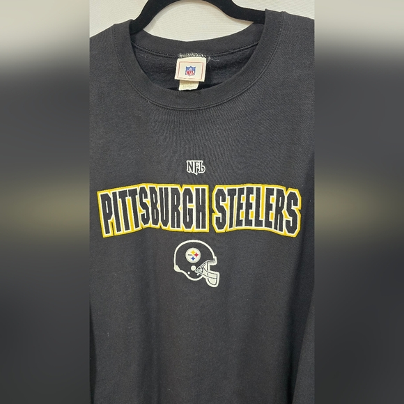 Vintage 90's men XL Pittsburgh Steelers NFL crewneck sweatshirt football sport - Picture 4 of 6